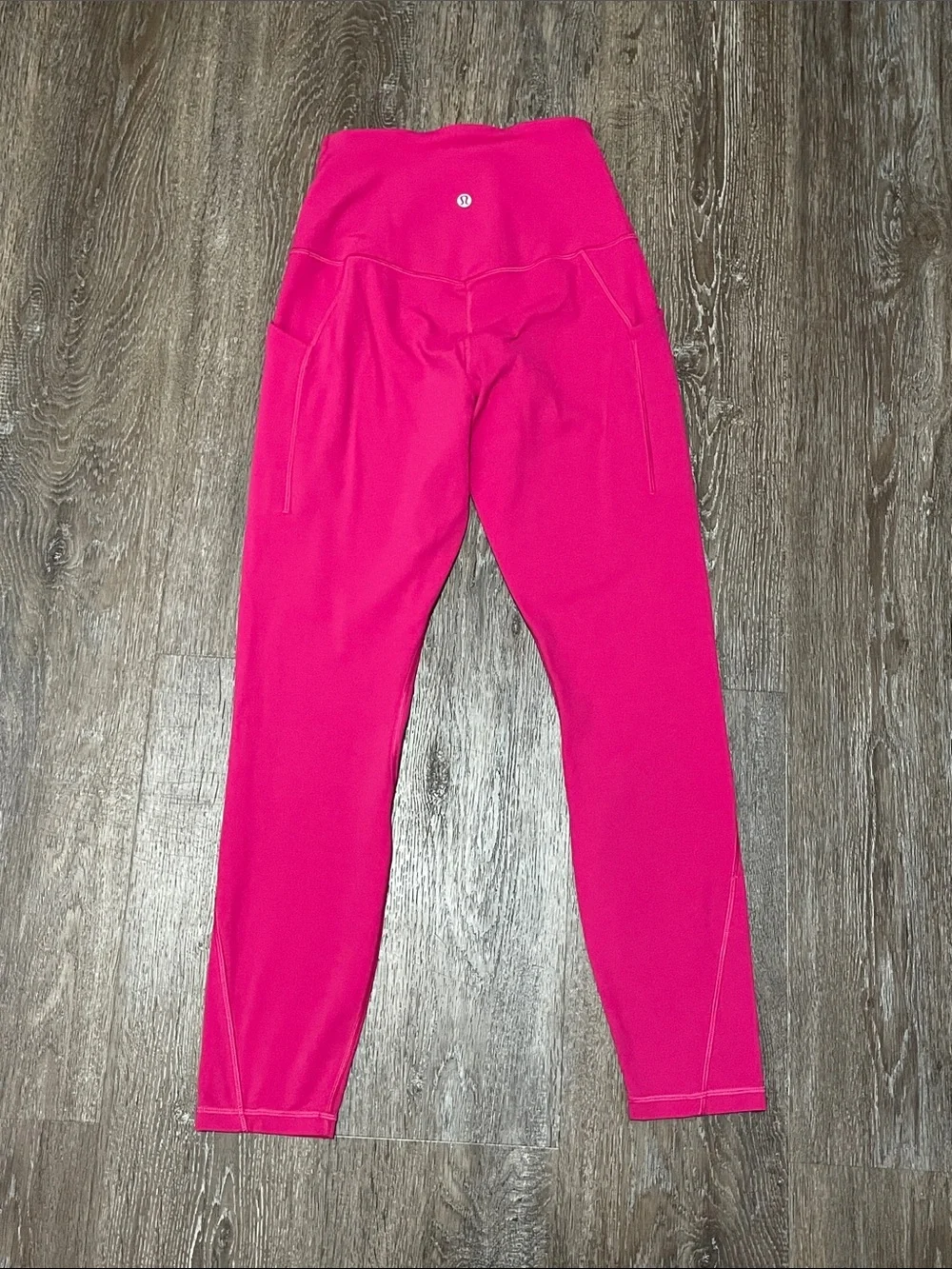 EUC Lululemon Matching Align Ripened Raspberry Set. Size 6 - Picture 6 of 11
